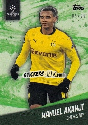 Sticker Manuel Akanji - American Dream Giovanni Reyna UEFA Champions League 2020-2021
 n. 12gr - Topps
