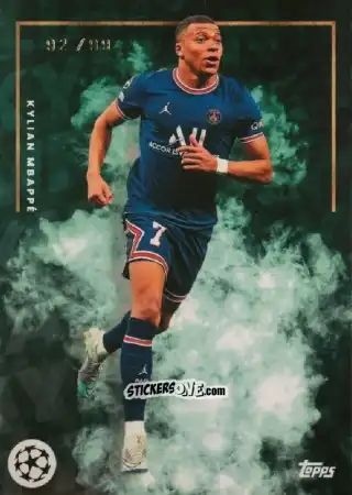Cromo Kylian Mbappé - José Mourinho UEFA Club Competitions 2022
 n. 4gr - Topps
