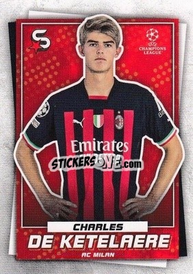 Sticker Charles De Ketelaere - Superstars 2022-2023
 n. 73 - Topps