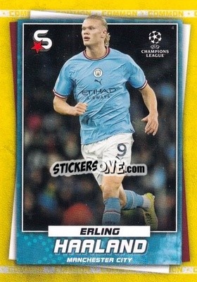 Sticker Erling Haaland - Superstars 2022-2023
 n. 10v - Topps