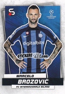 Sticker Marcelo Brozović - Superstars 2022-2023
 n. 80 - Topps