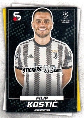 Sticker Filip Kostic - Superstars 2022-2023
 n. 88 - Topps