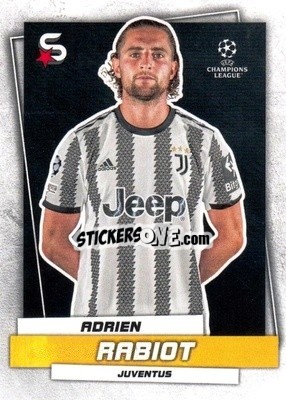 Sticker Adrien Rabiot - Superstars 2022-2023
 n. 89 - Topps