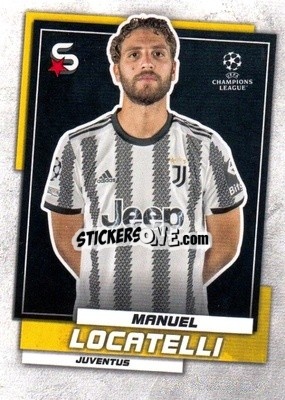 Sticker Manuel Locatelli - Superstars 2022-2023
 n. 90 - Topps