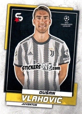 Sticker Dusan Vlahovic - Superstars 2022-2023
 n. 93 - Topps