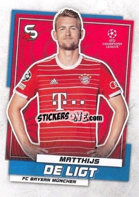 Sticker Matthijs de Ligt - Superstars 2022-2023
 n. 96 - Topps