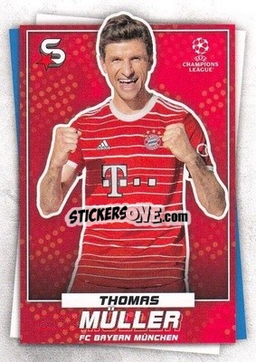 Sticker Thomas Müller - Superstars 2022-2023
 n. 101 - Topps