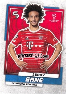 Sticker Leroy Sané - Superstars 2022-2023
 n. 103 - Topps