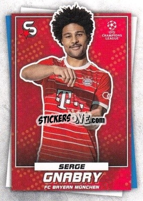 Sticker Serge Gnabry - Superstars 2022-2023
 n. 104 - Topps