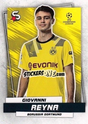 Sticker Giovanni Reyna - Superstars 2022-2023
 n. 108 - Topps