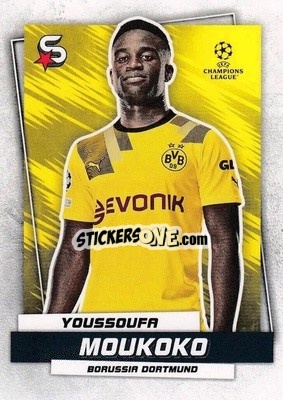 Sticker Youssoufa Moukoko - Superstars 2022-2023
 - Topps