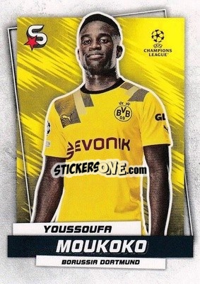 Sticker Youssoufa Moukoko - Superstars 2022-2023
 n. 111 - Topps