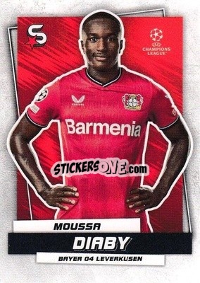Sticker Moussa Diaby - Superstars 2022-2023
 n. 114 - Topps