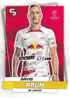 Sticker David Raum - Superstars 2022-2023
 n. 117 - Topps