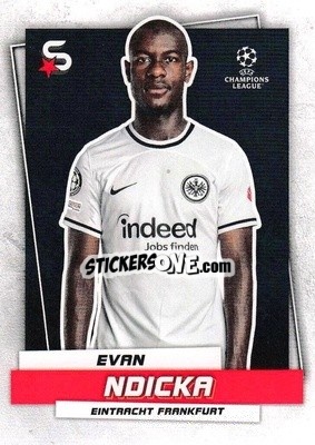 Sticker Evan Ndicka - Superstars 2022-2023
 n. 123 - Topps