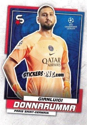 Sticker Gianluigi Donnarumma - Superstars 2022-2023
 n. 127 - Topps