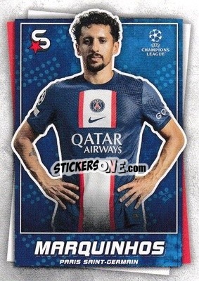 Sticker Marquinhos - Superstars 2022-2023
 n. 128 - Topps