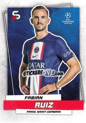 Sticker Fabián Ruiz - Superstars 2022-2023
 n. 132 - Topps