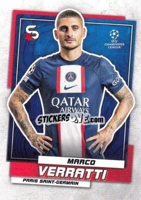 Sticker Marco Verratti - Superstars 2022-2023
 n. 133 - Topps