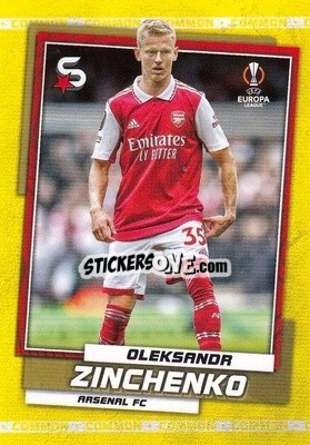 Sticker Oleksandr Zinchenko - Superstars 2022-2023
 n. 160v - Topps