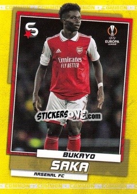Sticker Bukayo Saka - Superstars 2022-2023
 n. 163v - Topps