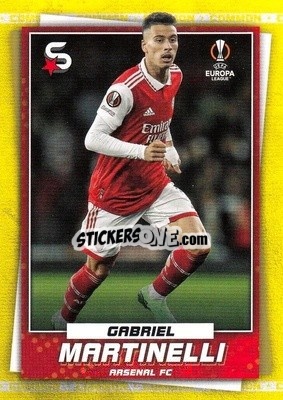Sticker Gabriel Martinelli - Superstars 2022-2023
 n. 164v - Topps