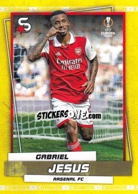 Sticker Gabriel Jesus - Superstars 2022-2023
 n. 165v - Topps