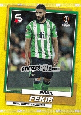 Sticker Nabil Fekir - Superstars 2022-2023
 n. 175v - Topps