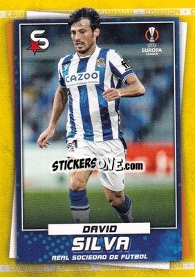 Sticker David Silva - Superstars 2022-2023
 n. 176v - Topps