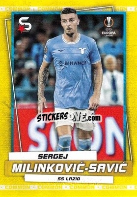 Sticker Sergej Milinković-Savić - Superstars 2022-2023
 n. 180v - Topps