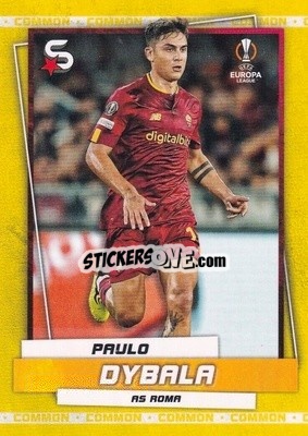 Sticker Paulo Dybala - Superstars 2022-2023
 n. 183v - Topps