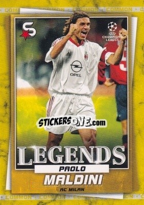 Sticker Paolo Maldini - Superstars 2022-2023
 n. 197v - Topps