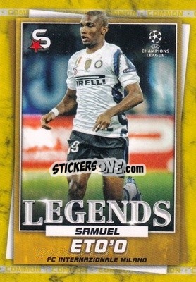 Sticker Samuel Eto'o - Superstars 2022-2023
 n. 200v - Topps