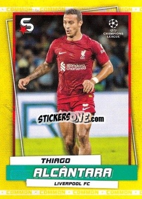 Sticker Thiago Alcântara - Superstars 2022-2023
 n. 14v - Topps