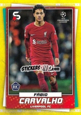 Sticker Fabio Carvalho - Superstars 2022-2023
 n. 15v - Topps