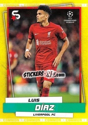 Sticker Luis Díaz - Superstars 2022-2023
 n. 17v - Topps