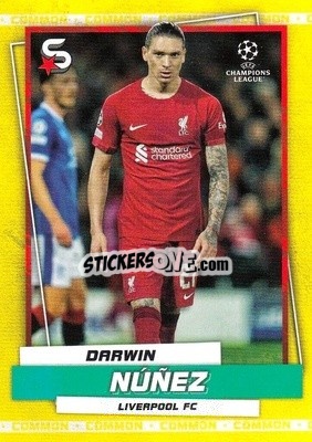 Sticker Darwin Núñez - Superstars 2022-2023
 n. 20v - Topps