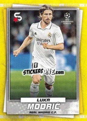 Sticker Luka Modrić - Superstars 2022-2023
 n. 43v - Topps