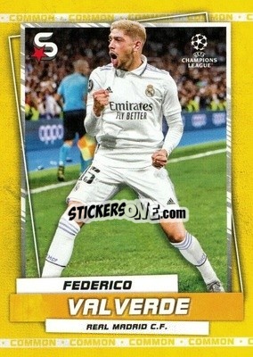 Sticker Federico Valverde - Superstars 2022-2023
 n. 44v - Topps
