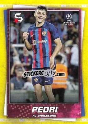 Sticker Pedri - Superstars 2022-2023
 n. 49v - Topps
