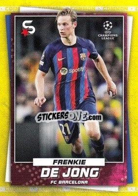 Sticker Frenkie de Jong - Superstars 2022-2023
 n. 52v - Topps