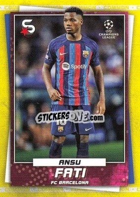 Sticker Ansu Fati - Superstars 2022-2023
 n. 55v - Topps