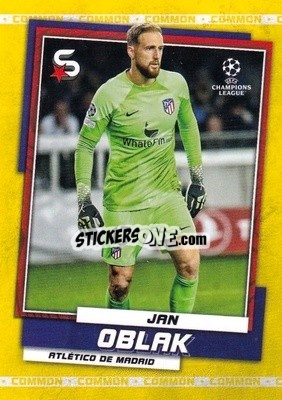 Sticker Jan Oblak - Superstars 2022-2023
 n. 57v - Topps