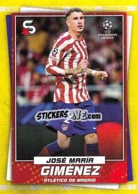 Sticker José María Giménez - Superstars 2022-2023
 n. 58v - Topps