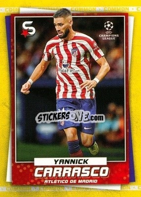 Sticker Yannick Carrasco - Superstars 2022-2023
 n. 62v - Topps