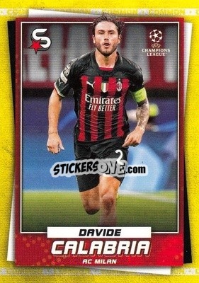 Sticker Davide Calabria - Superstars 2022-2023
 n. 70v - Topps