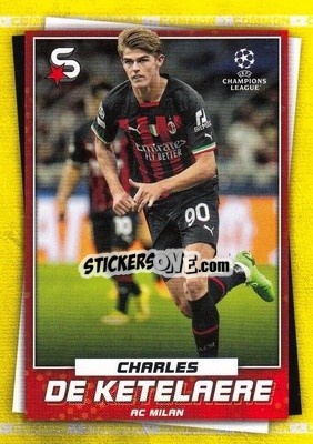 Sticker Charles De Ketelaere - Superstars 2022-2023
 n. 73v - Topps