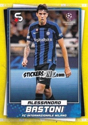 Sticker Alessandro Bastoni - Superstars 2022-2023
 n. 76v - Topps