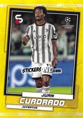 Sticker Juan Cuadrado - Superstars 2022-2023
 n. 87v - Topps