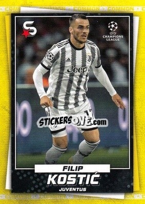 Sticker Filip Kostic - Superstars 2022-2023
 - Topps